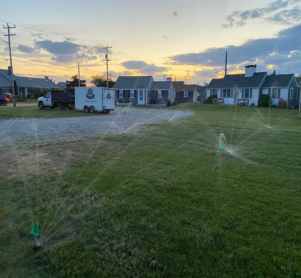 Irrigation System Installation Yarmouth Port, MA Scott's Landscaping
