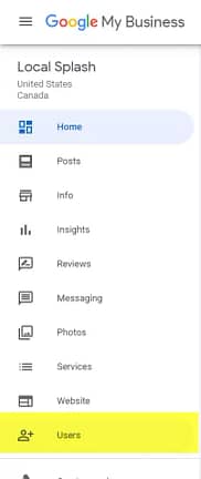 Linking LocalSplash Access to Google Business Profile 1 null