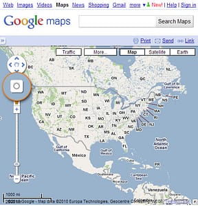 Google Maps Show My Location Feature