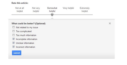 google places guidelines rate this article form