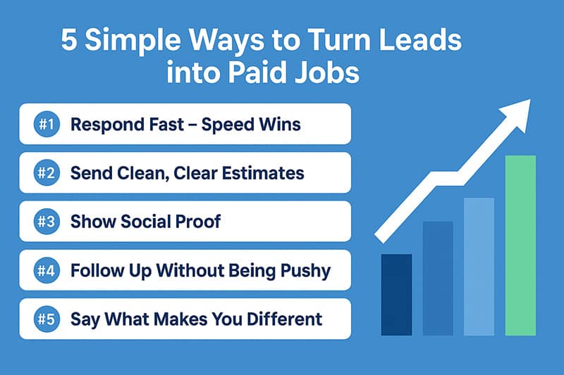5 simple ways turn leads into jobs 5 simple ways turn leads into jobs