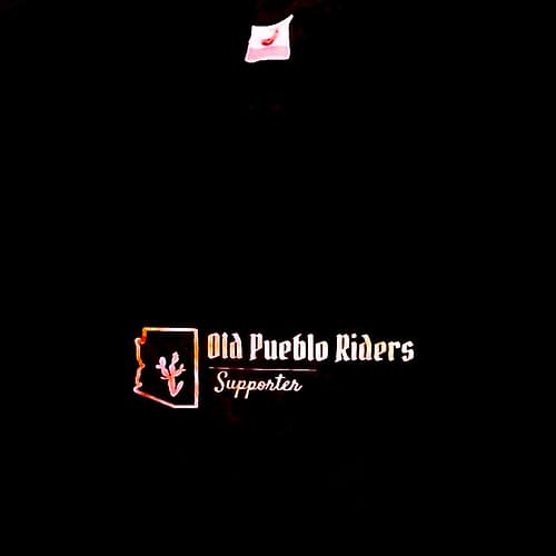 Old Pueblo Riders Shirt Design Collection (Gold Foil)