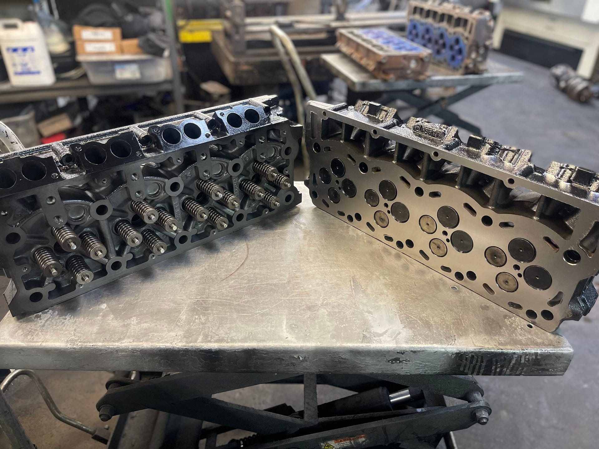 6.4 FORD POWER STROKE DIESEL CYLINDER HEAD COMPLETE REBUILD MTZ