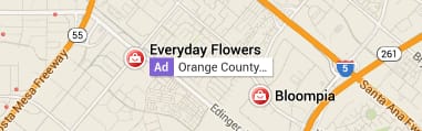 Ads in the new Google Maps show up in purple