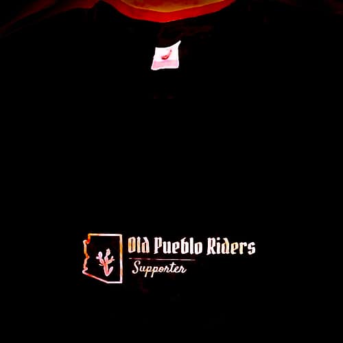Old Pueblo Riders Shirt Design Collection (Gold Foil)