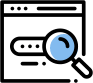 A black background with a blue circle in the middle.